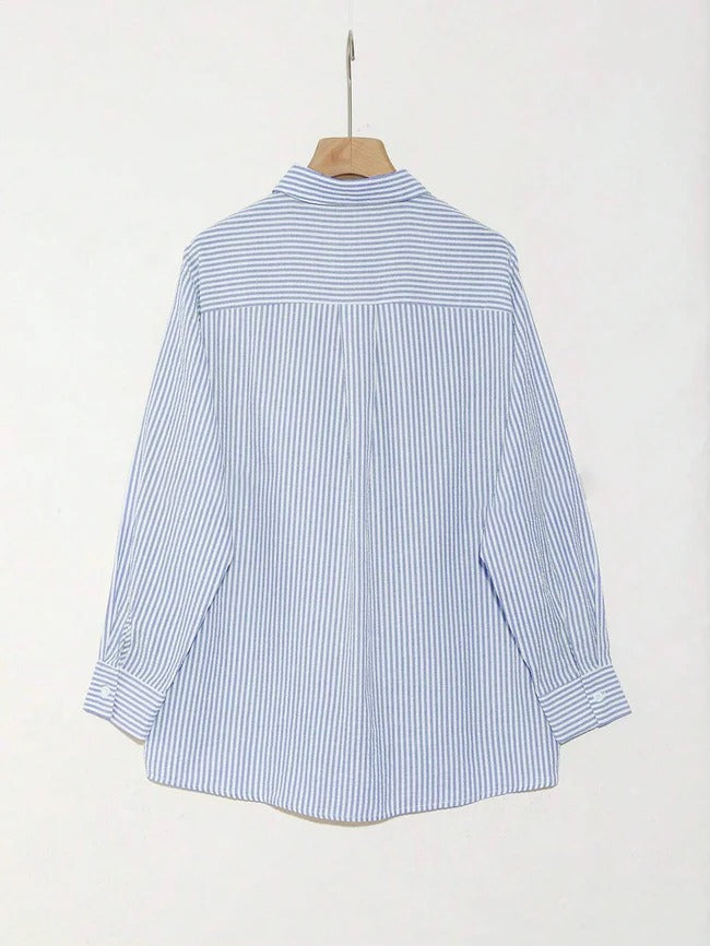 Maritime Breeze Striped Shirt